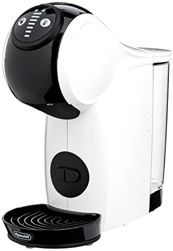 De'Longhi Dolce Gusto Genio S Máquina de Café en Cápsulas Diseño Compacto, Tamaño de Bebida Ajustable, Depósito de Agua Extraíble de 0,8L, EDG225.W, 1470 W, Blanco