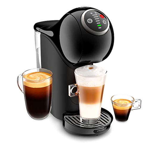 Nescafé Dolce Gusto Krups GENIO S PLUS KP3408, Cafetera Espresso y otras bebidas en cápsula, automática, negra